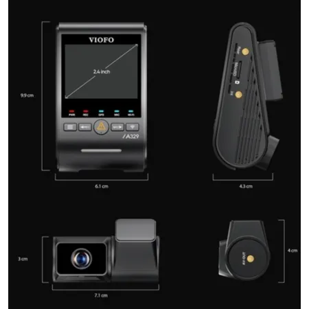 VIOFO A329S 2CH – Kamera Samochodowa 4K UHD